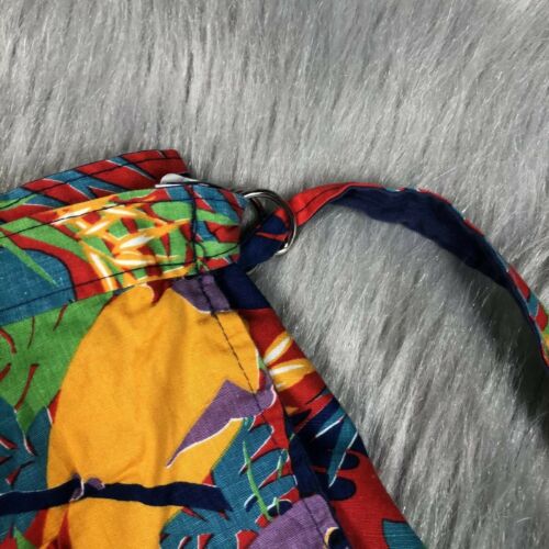 Vintage Womens Multicolored Parrot Bird Tropical Novelty Wrap Skirt - Fresh Stock Dated October 2025