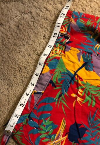 Vintage Womens Multicolored Parrot Bird Tropical Novelty Wrap Skirt - Fresh Stock Dated October 2025