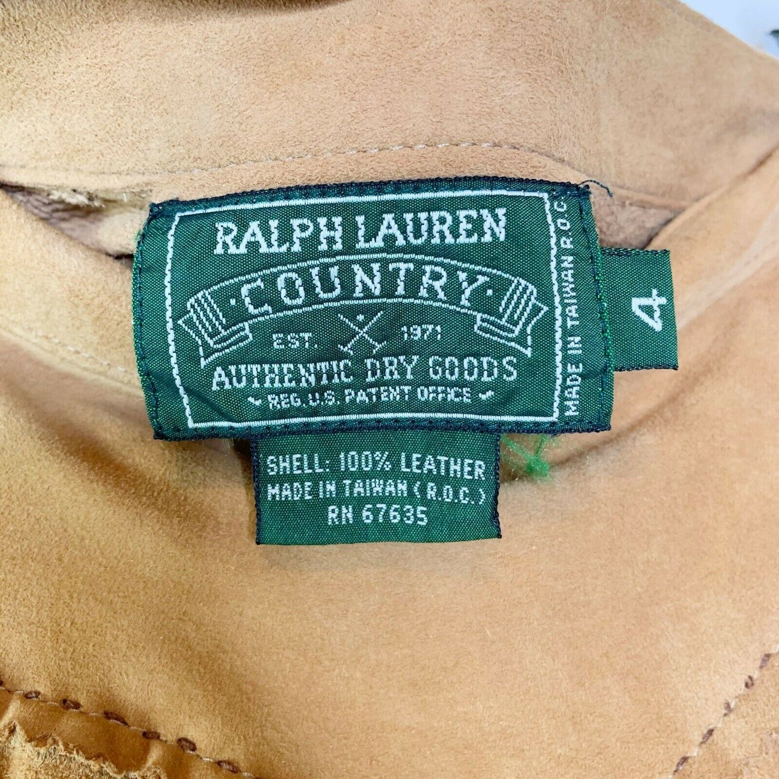 Ralph Lauren Country Vintage Suede Maxi Skirt Sz 4 Brown - Fresh Stock Dated October 2025