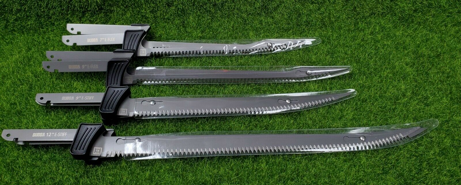Bubba Multi-Flex Electric Fillet Knife Set, Full Tang, 4 Knives in 1 - 1095705 - Fresh Stock Dated October 2025
