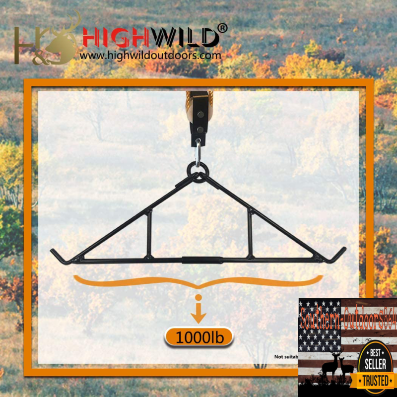 Highwild Game Hanging Gambrel & Hoist Kit - Fresh Stock Dated October 2025
