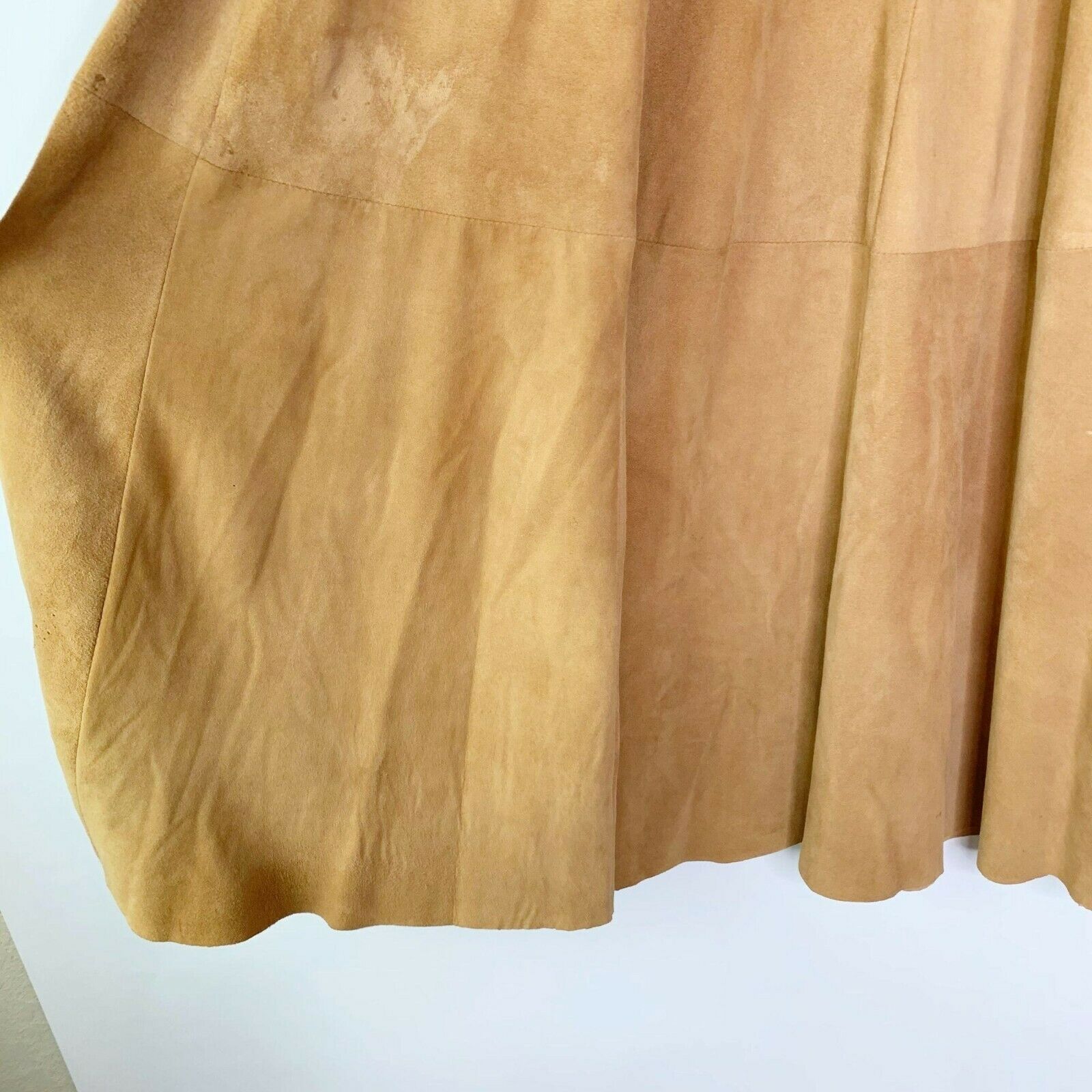 Ralph Lauren Country Vintage Suede Maxi Skirt Sz 4 Brown - Fresh Stock Dated October 2025