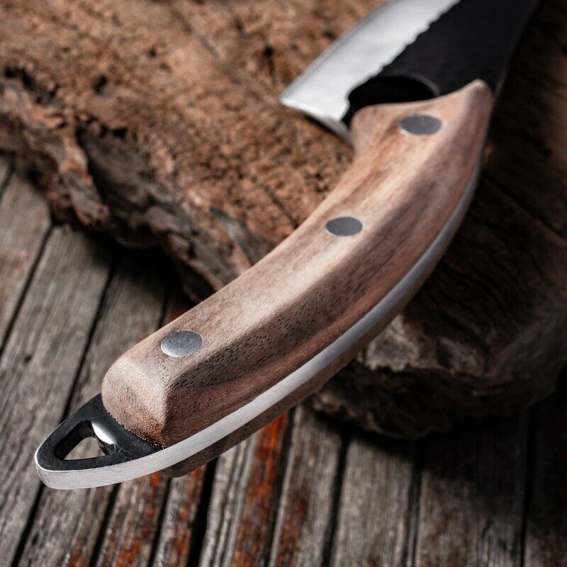 Japanese Hand Forged Cleaver Stainless Steel Boning Knife Kitchen Cooking Knives - Fresh Stock Dated October 2025