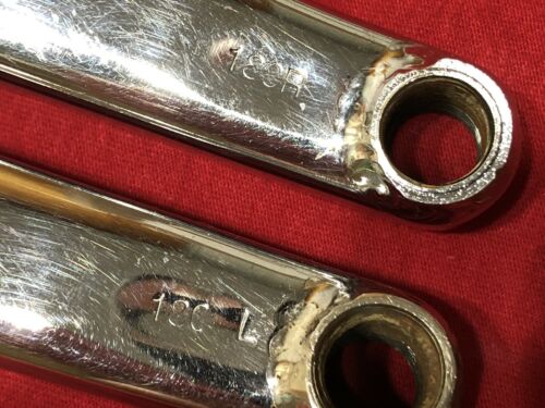 90’s TORKER CHROME 180mm CRANK SET OLD SCHOOL BMX CRANKS - Fresh Stock Dated October 2025