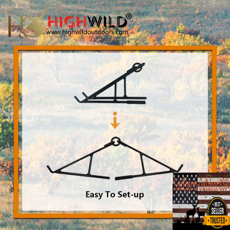 Highwild Game Hanging Gambrel & Hoist Kit - Fresh Stock Dated October 2025