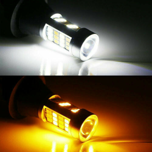 2x White Amber Switchback 42 LED Turn Signal Light Bulb For 2002-14 Honda ST1300 - Fresh Stock Dated October 2025