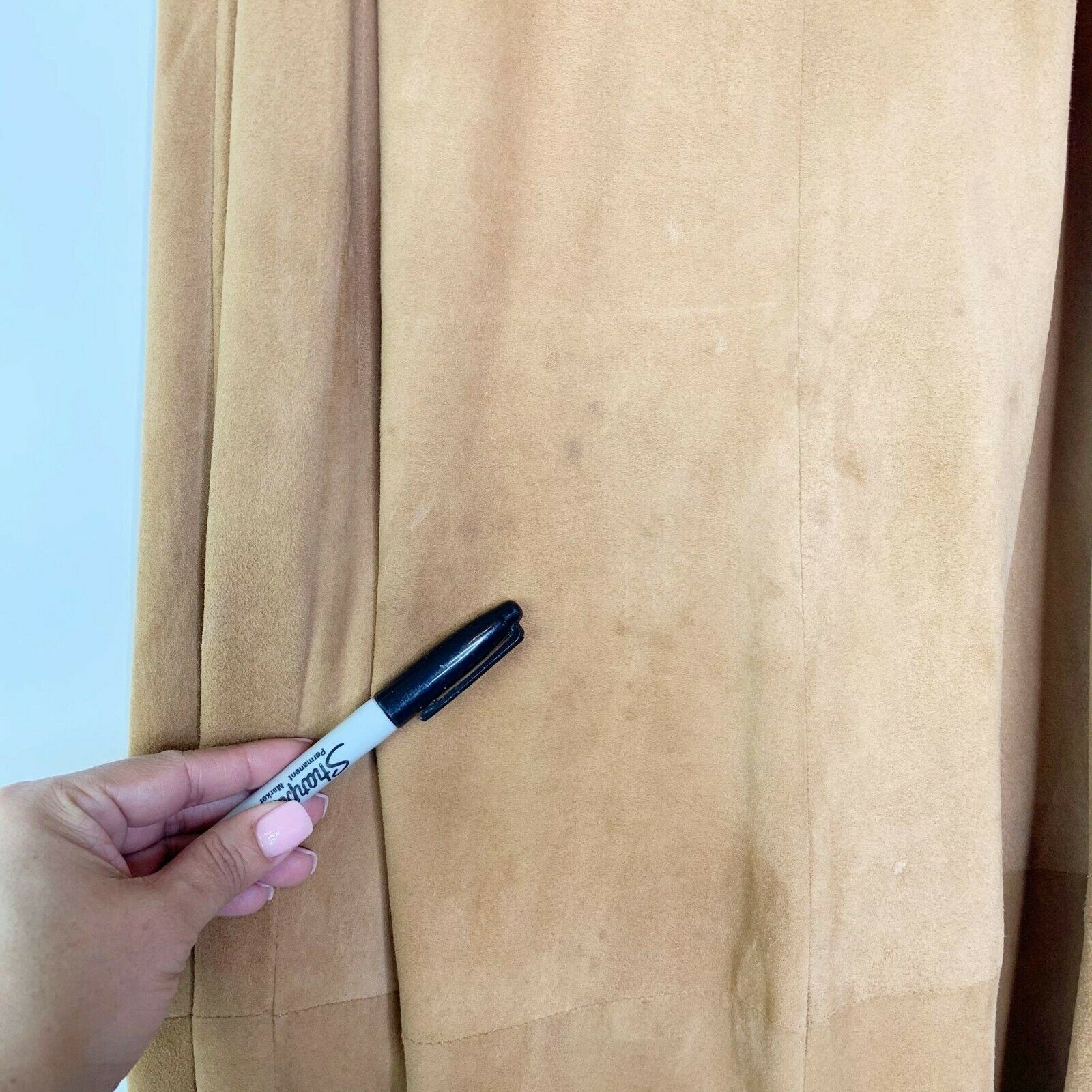 Ralph Lauren Country Vintage Suede Maxi Skirt Sz 4 Brown - Fresh Stock Dated October 2025