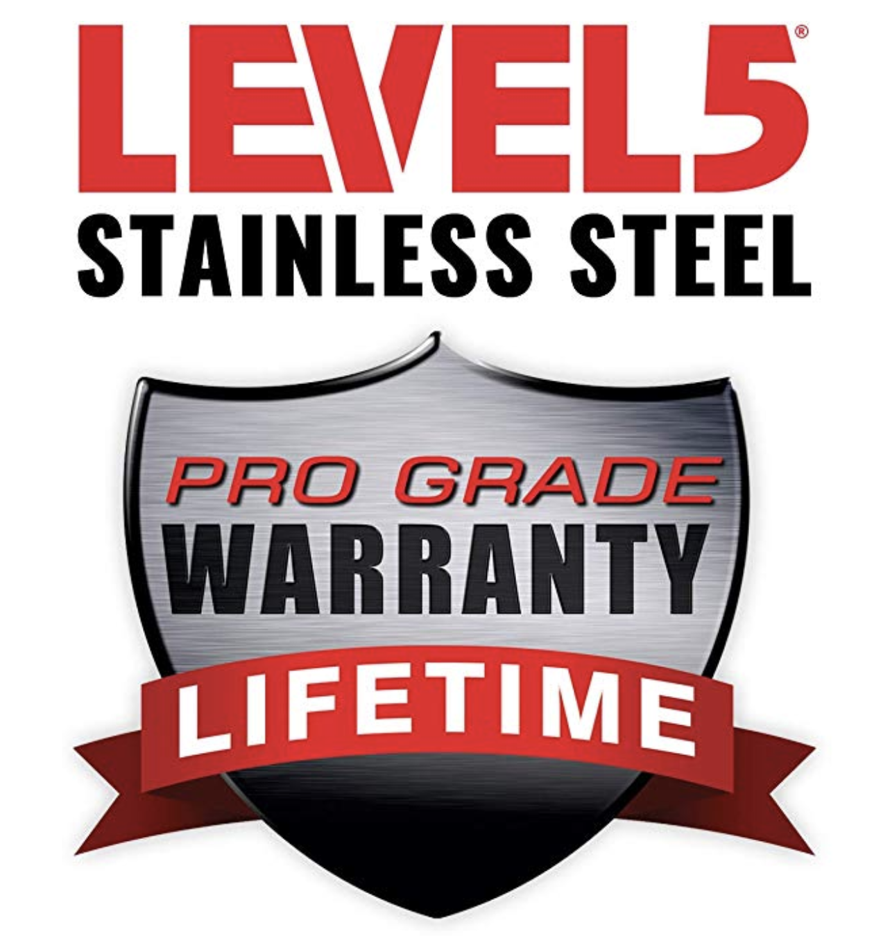 LEVEL5 #5-620 Drywall Putty Knife Set Stainless Steel 4-5-6