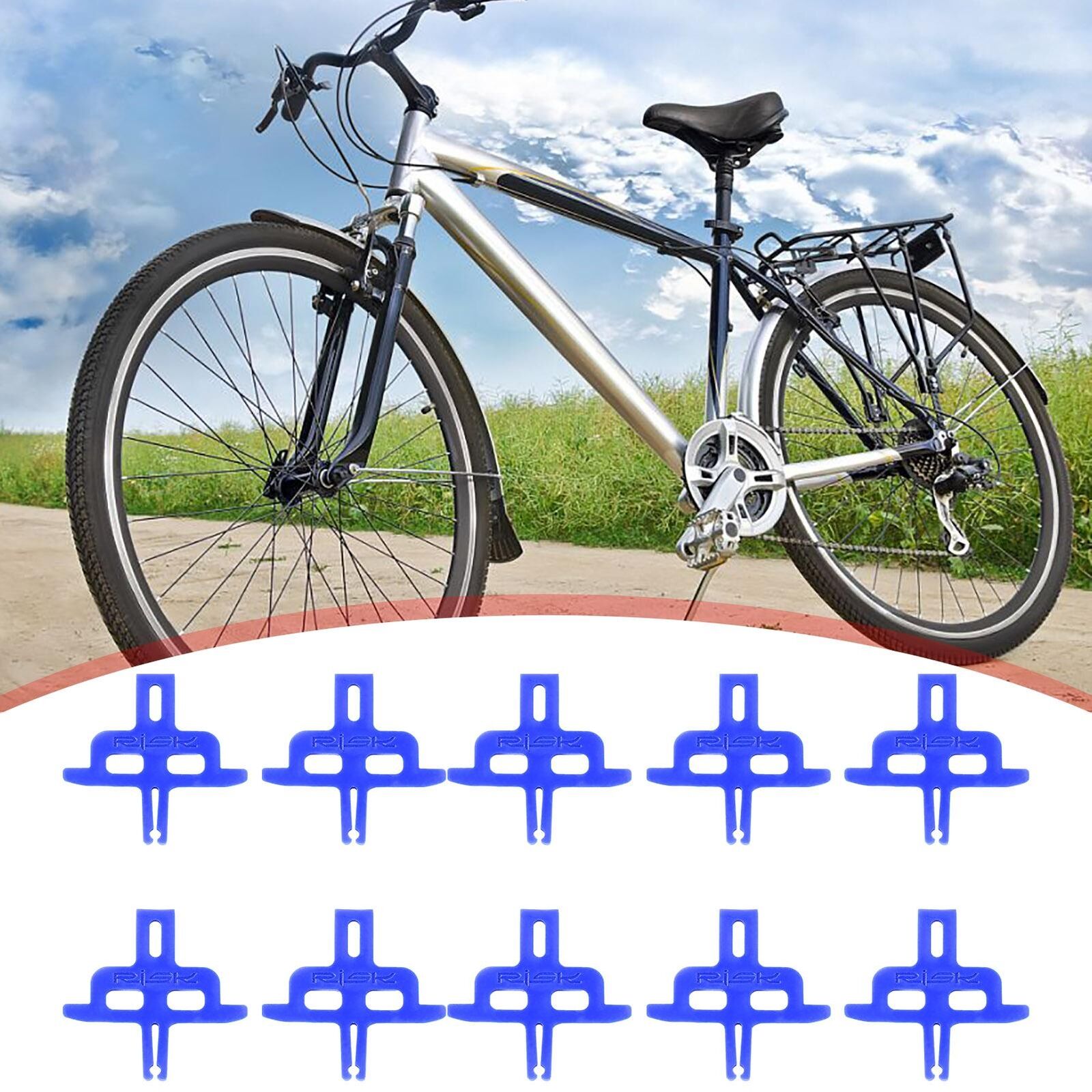 10pcs Bicycle brake spacer disc brakes oil pressure bike part cycling accessorie - Fresh Stock Dated October 2025