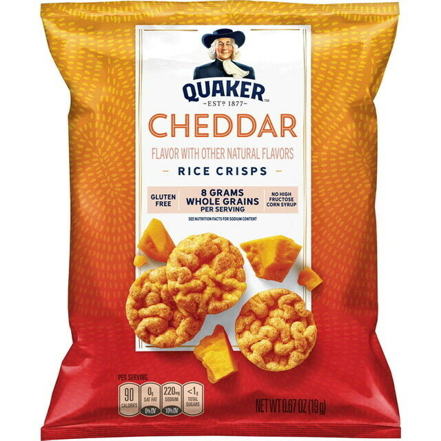 Quaker Rice Crisps Variety Pack (36 pk.) GREAT VALUE & SERVICE!! - Fresh Stock Dated October 2025