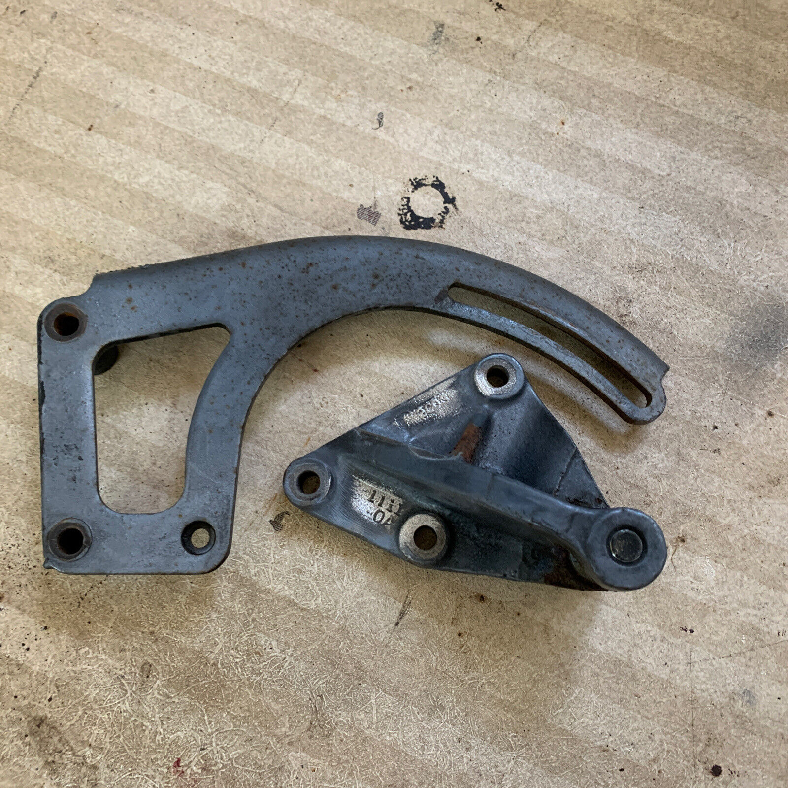 Yamaha 4.3L V6 Inboard Engine Alternator Brackets - Fresh Stock Dated October 2025