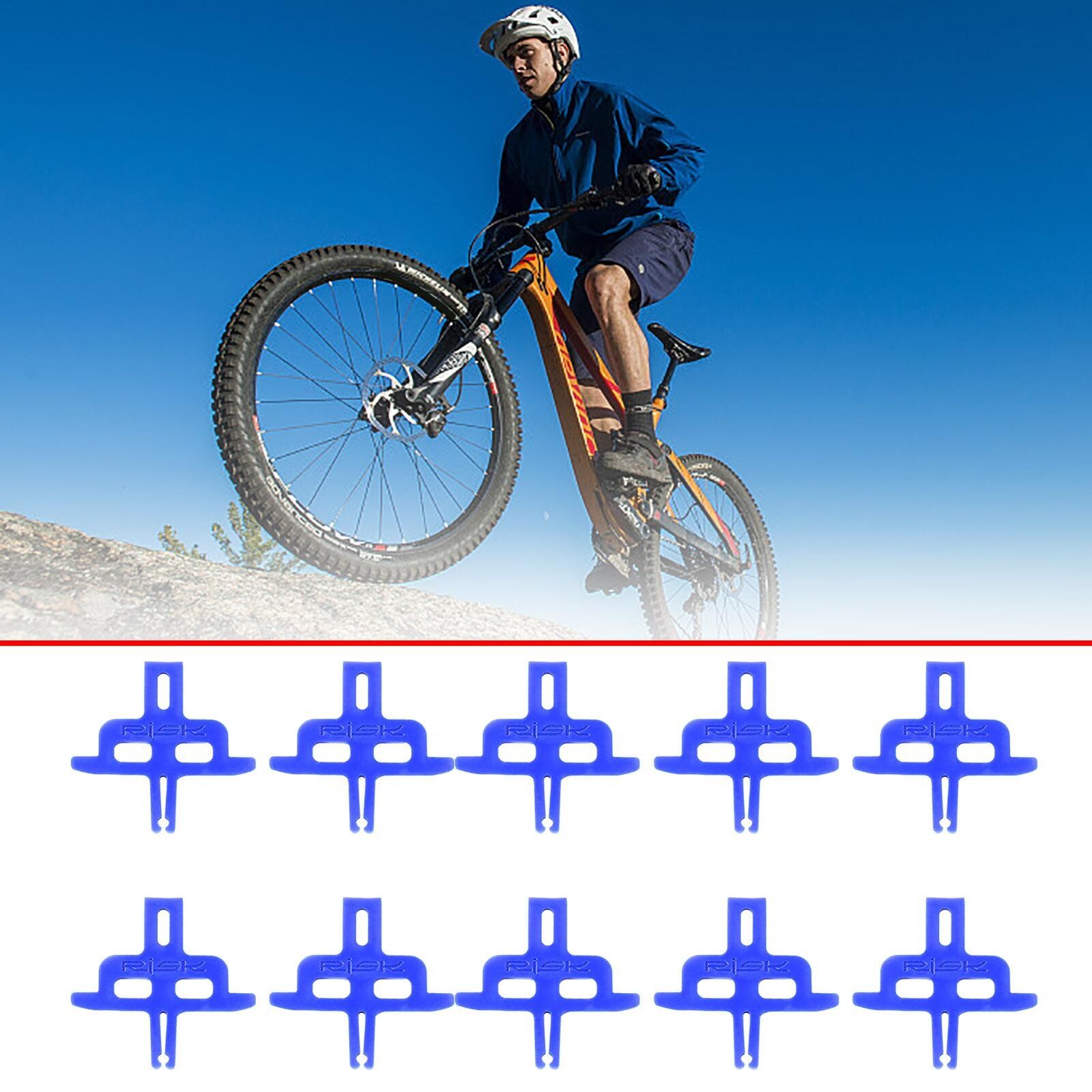 10pcs Bicycle brake spacer disc brakes oil pressure bike part cycling accessorie - Fresh Stock Dated October 2025