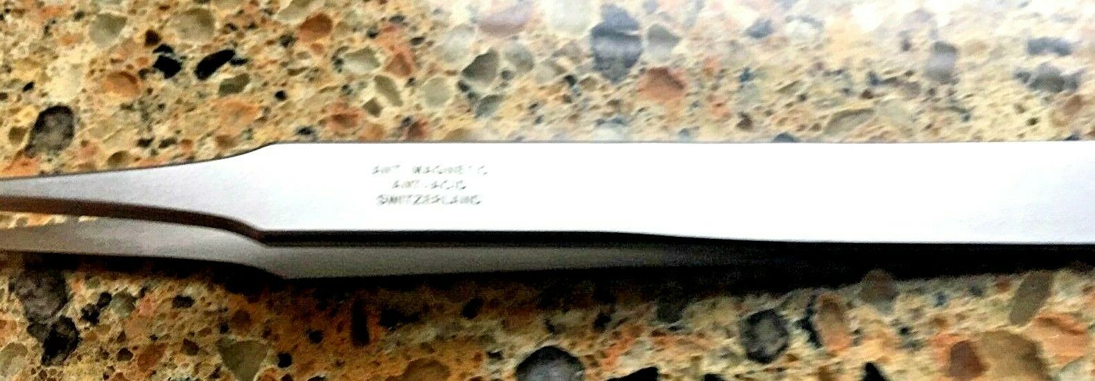 VINTAGE JANEL #2 9B-302AM ANTI MAGNETIC & ACID, NICKEL TWEEZERS MADE SWITZERLAND - Fresh Stock Dated October 2025