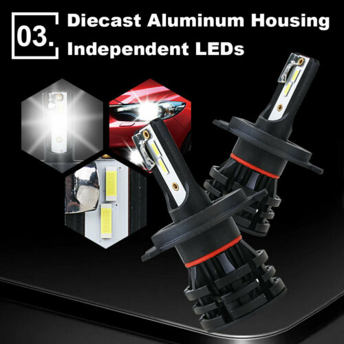 LED Headlight Conversion kit H4 9003 6000K White For 2006-2013 Isuzu NPR-HD F2 - Fresh Stock Dated October 2025