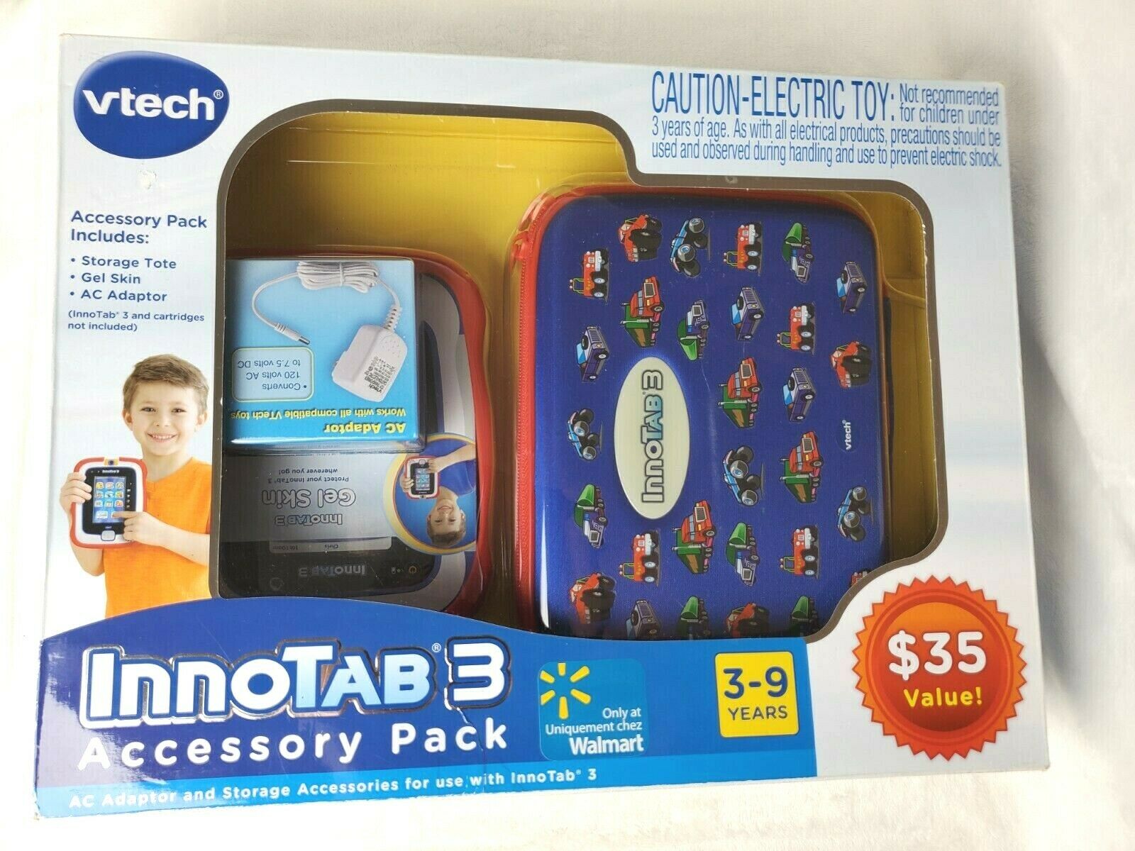Vtech InnoTab 3 Blue Trucks Learning System Accessory Pack - Fresh Stock Dated October 2025