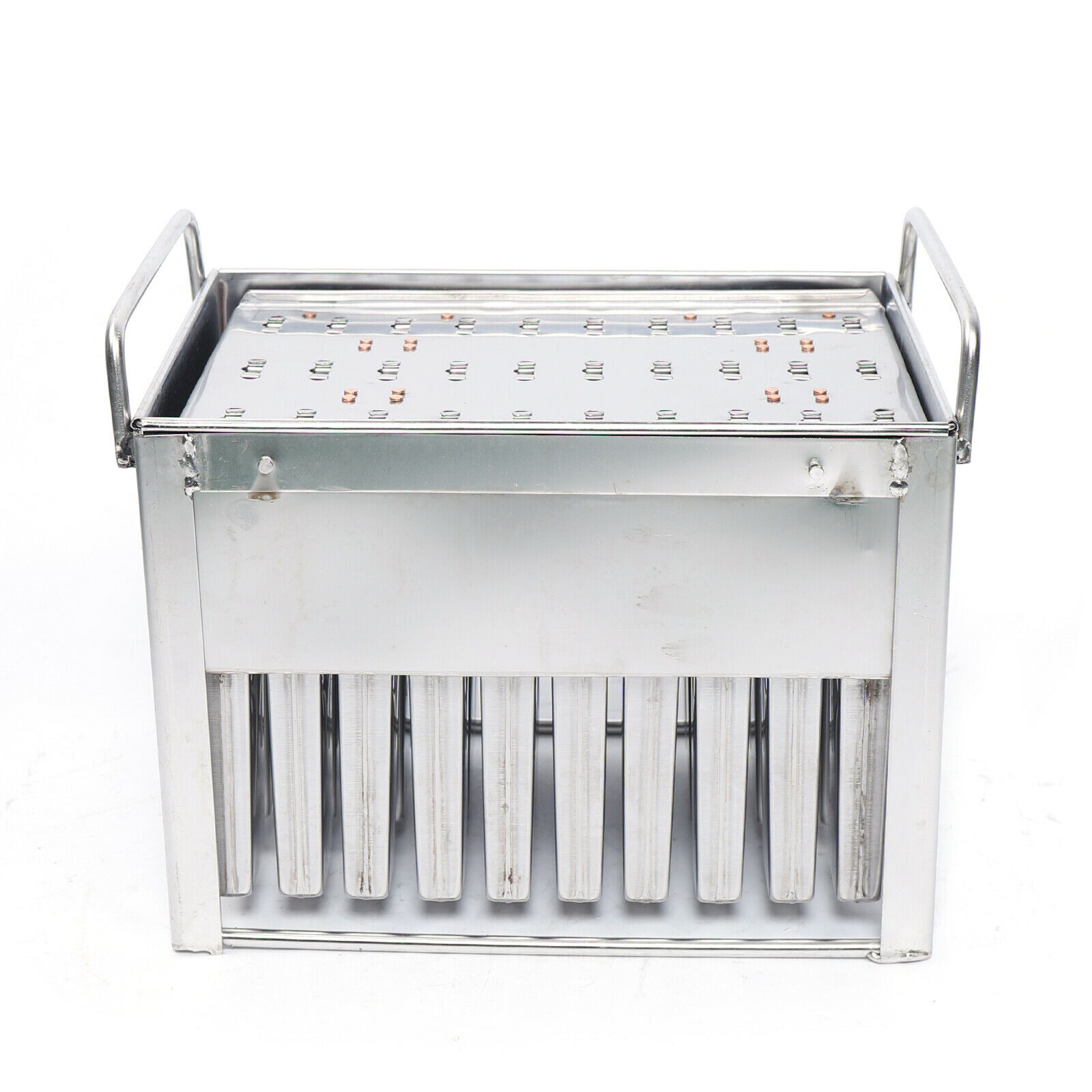 30pcs Stainless Steel Ice Cream Mold Reusable Candy Juice Popsicle Maker Mould - Fresh Stock Dated October 2025