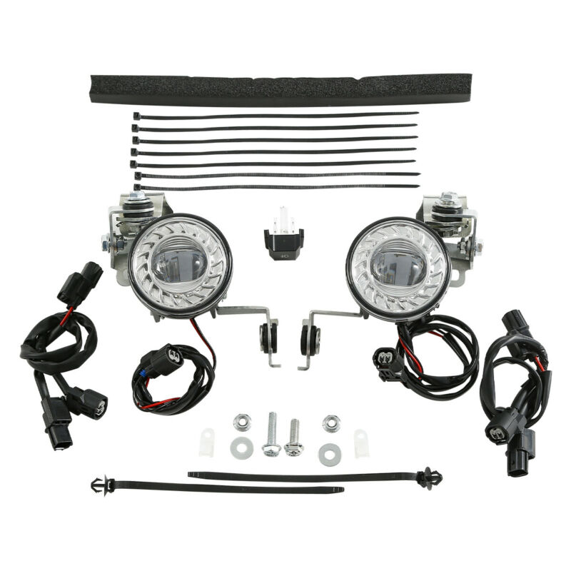 LED Fog Lights Attachment Kit Fit For Honda Goldwing 1800 GL1800 2018-2021 - Fresh Stock Dated October 2025