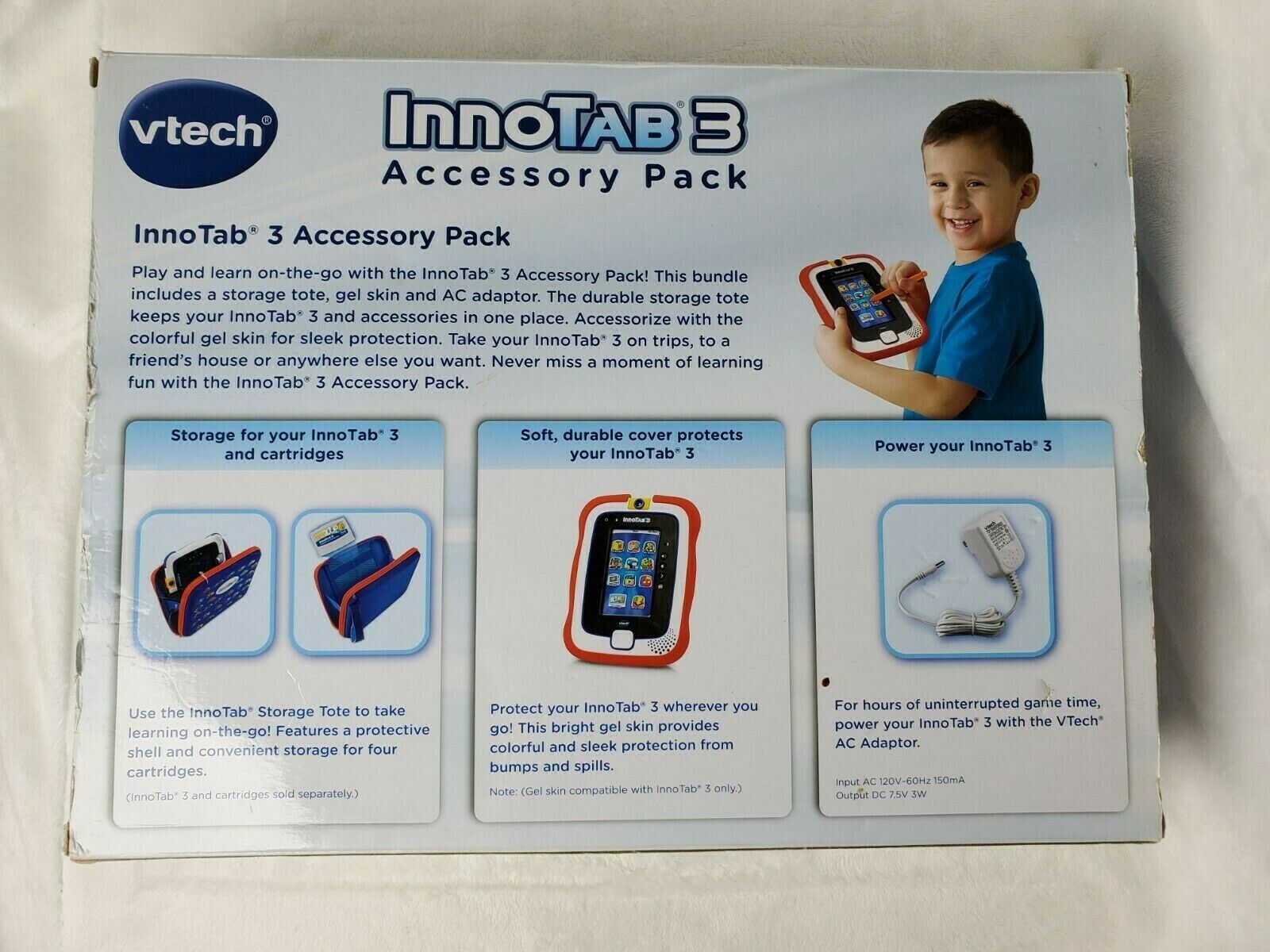 Vtech InnoTab 3 Blue Trucks Learning System Accessory Pack - Fresh Stock Dated October 2025