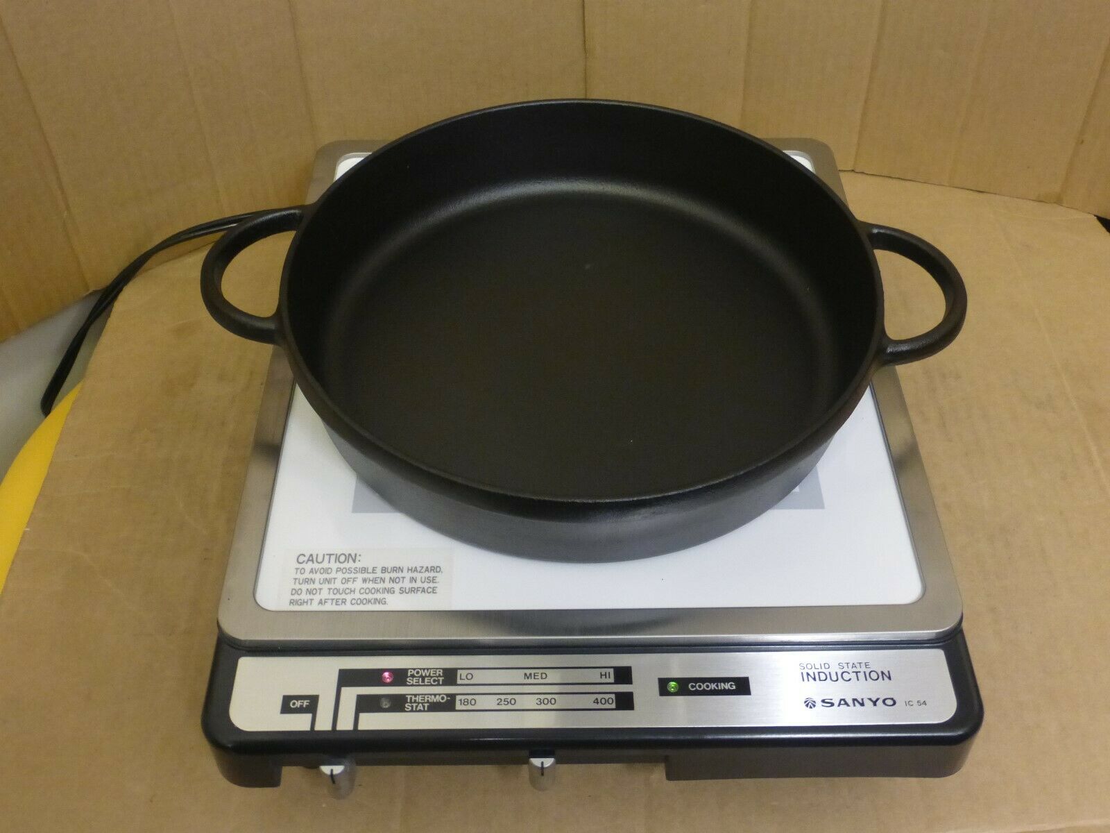 Sanyo Surf Cool Portable Induction Cooktop Vintage Very RARE - Fresh Stock Dated October 2025