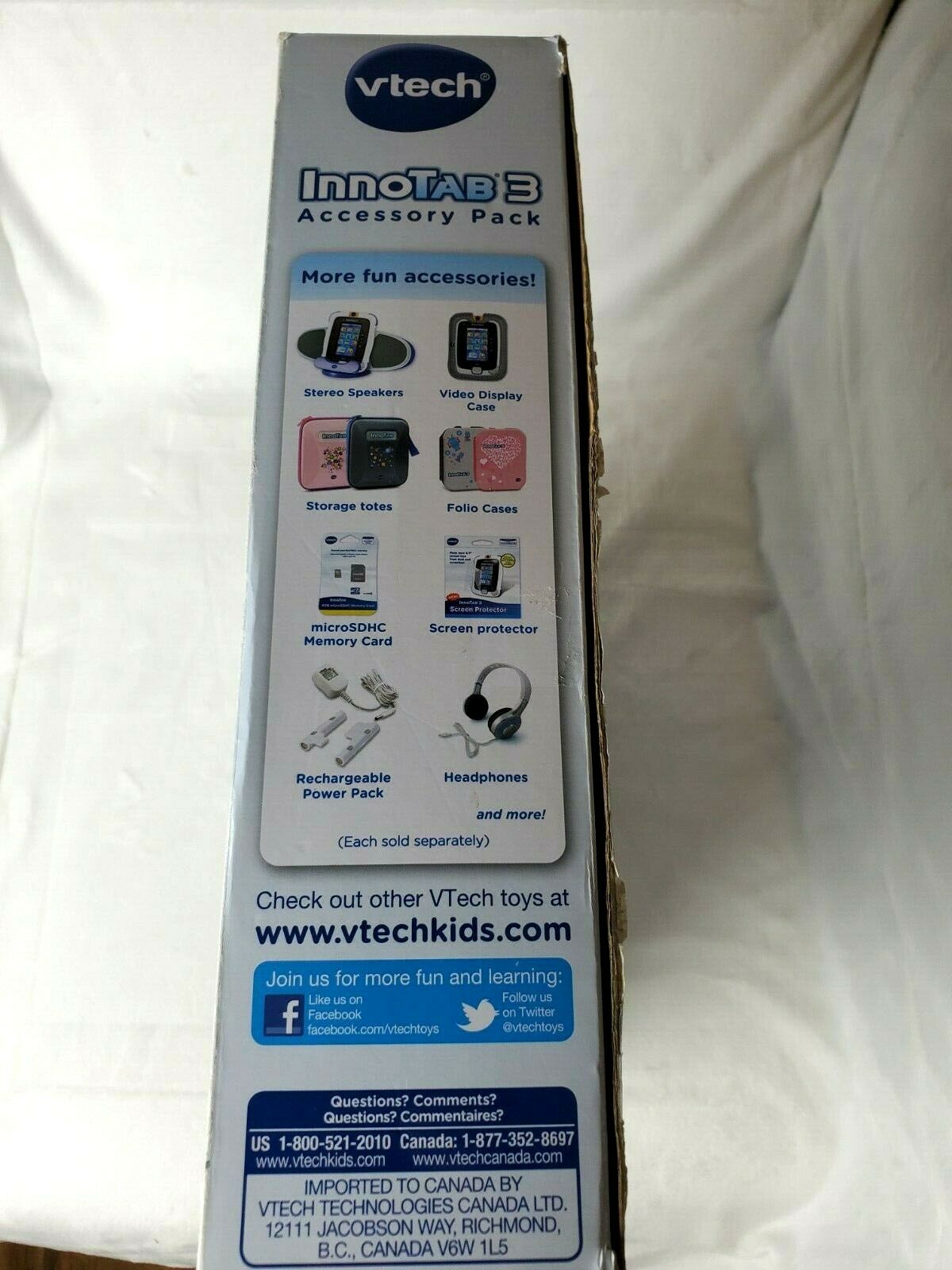 Vtech InnoTab 3 Blue Trucks Learning System Accessory Pack - Fresh Stock Dated October 2025