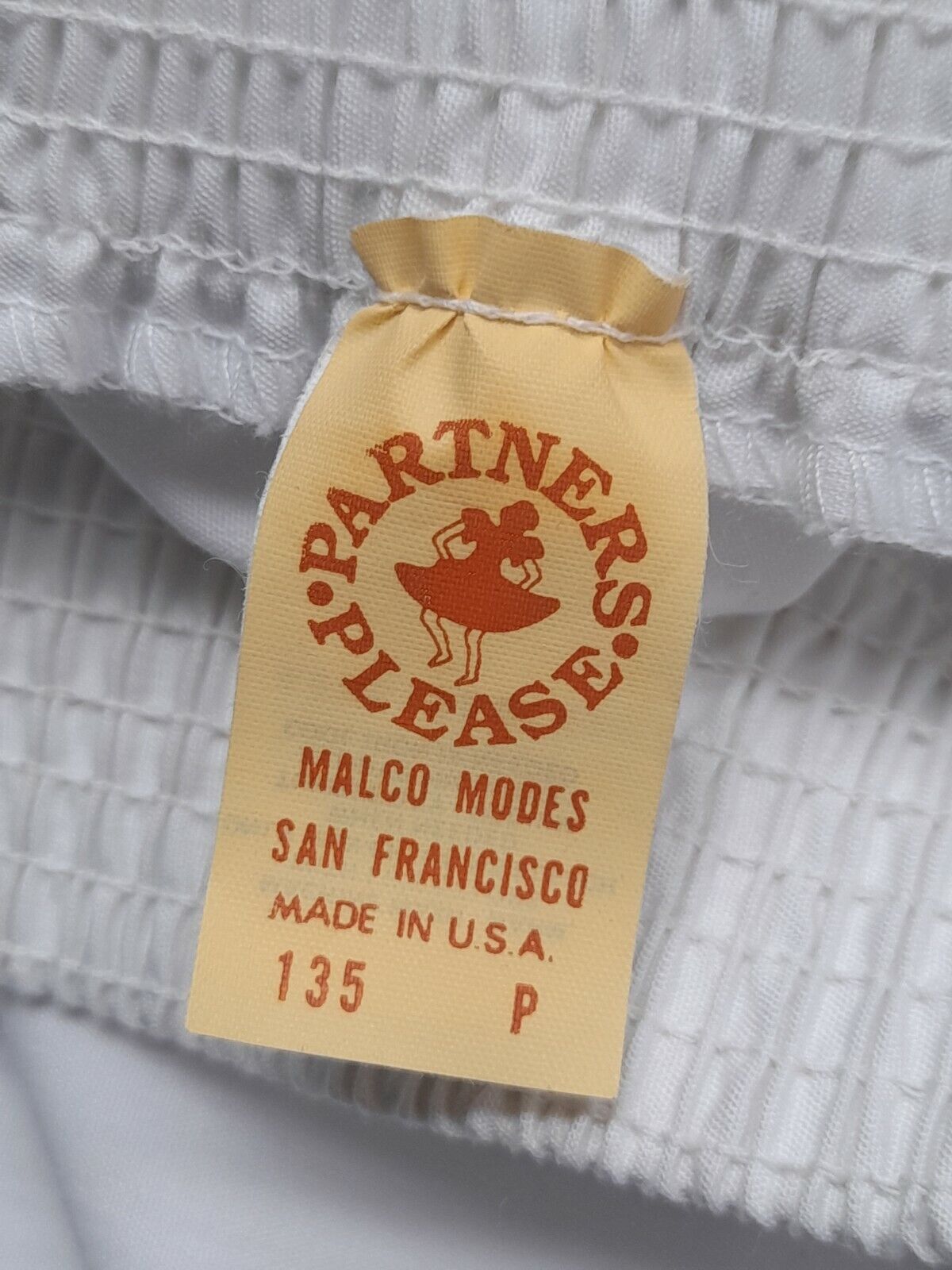 Vtg Circle Malco Modes Partners Please Skirt Sz S Christmas Poinsettia White - Fresh Stock Dated October 2025