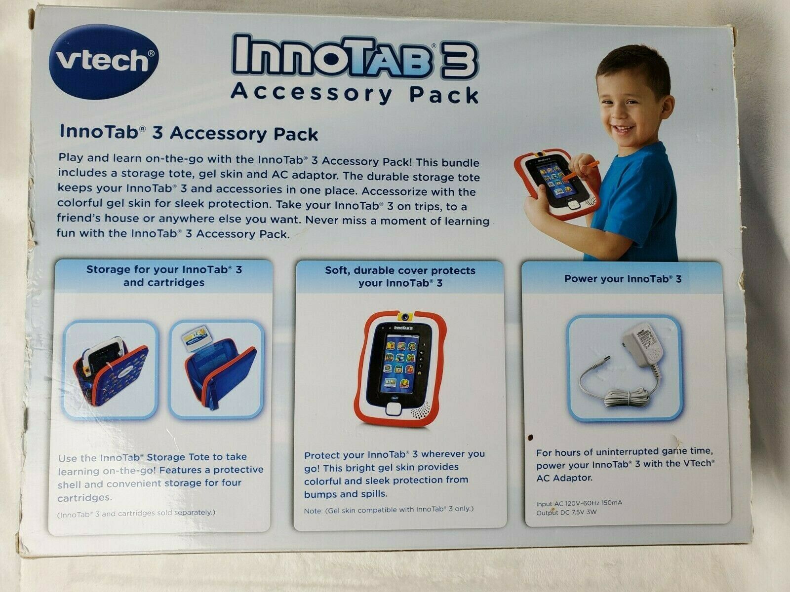 Vtech InnoTab 3 Blue Trucks Learning System Accessory Pack - Fresh Stock Dated October 2025