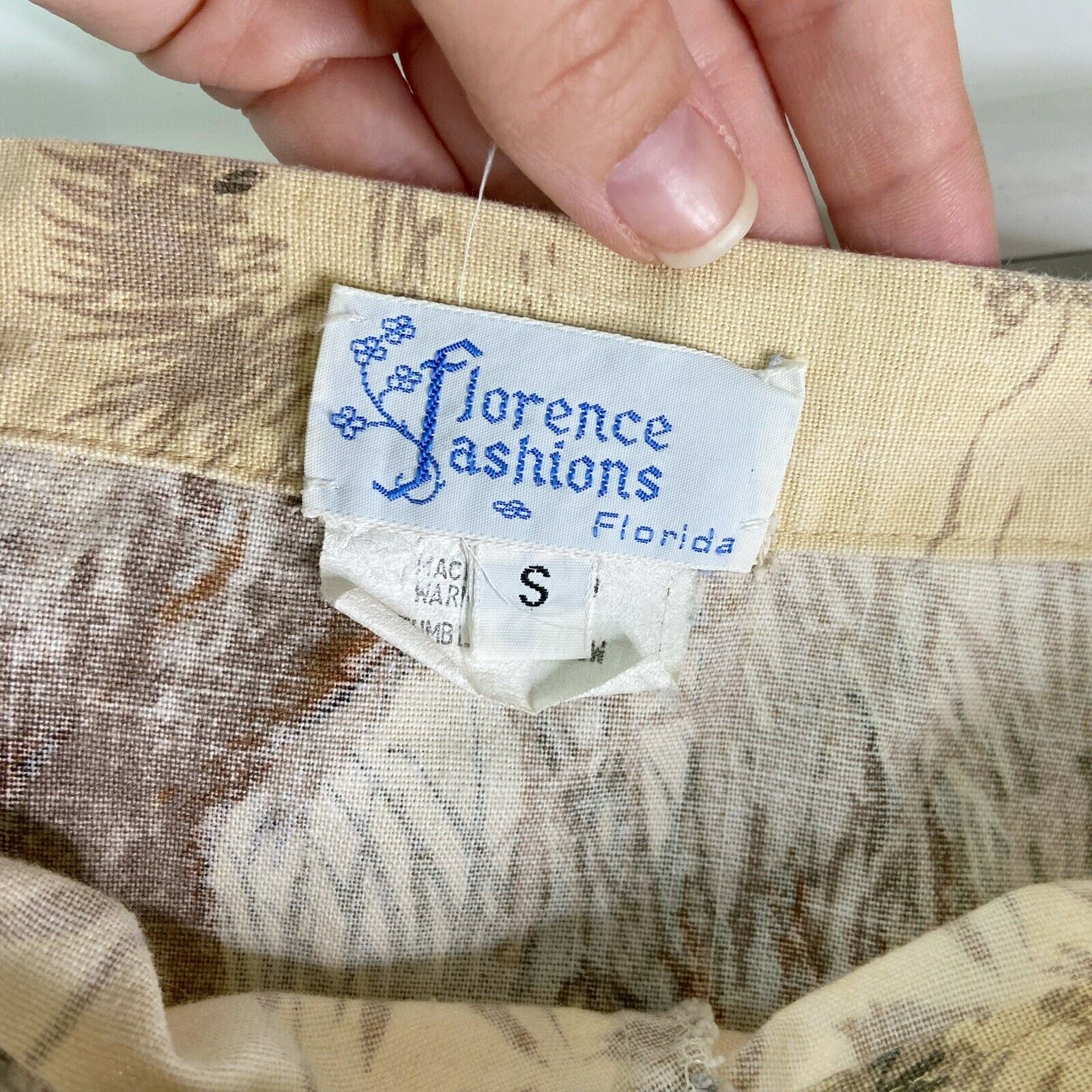 Vintage Florence Fashions Wildlife Animal Print Novelty Wrap Skirt Small USA - Fresh Stock Dated October 2025
