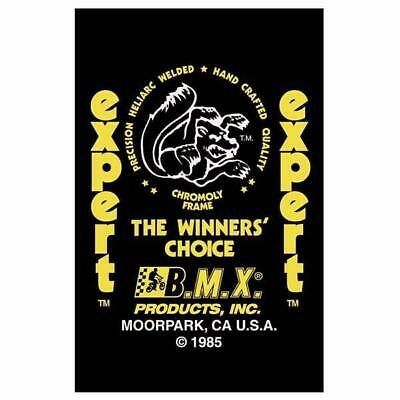 1985 Expert Mongoose decal set - Yellow - Fresh Stock Dated October 2025