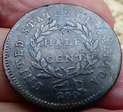 REDUCED AGAIN!! 1794 HIGH RELIEF HEAD LIBERTY CAP HALF CENT VF DETAILS - Fresh Stock Dated October 2025