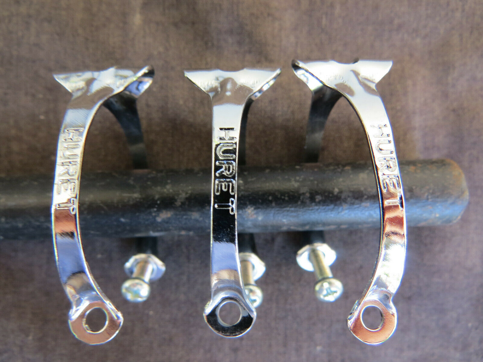 HURET BRAKE CABLE CLIPS BICYCLE TOP TUBE ROAD VINTAGE CLAMPS SACHS - Fresh Stock Dated October 2025