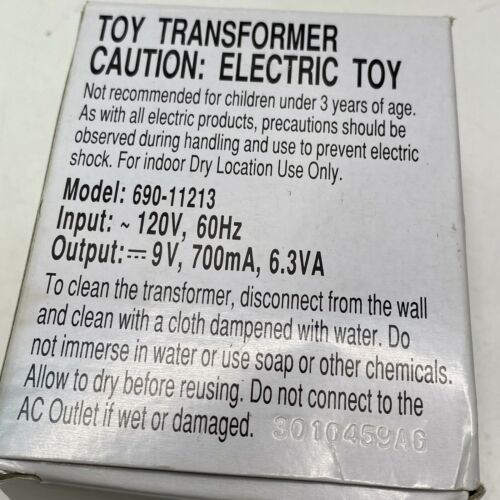 Leapfrog AC Adapter 9V Power Supply Charger Model 690-11213 NEW in BOX - Fresh Stock Dated October 2025