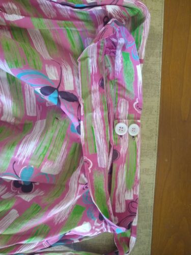 Vintage Tropical Floral Print Skirt handmade xs - Fresh Stock Dated October 2025