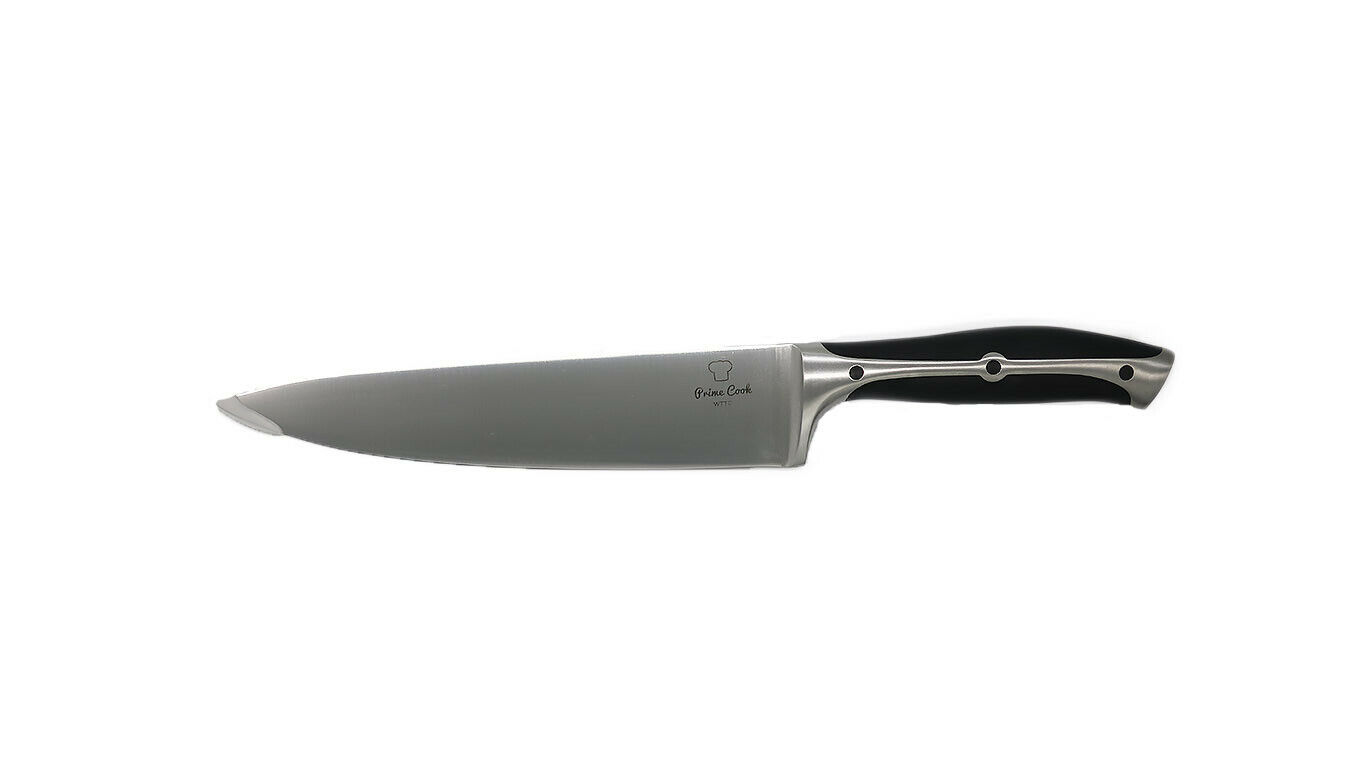 8 Pieces Kitchen Knife Set/Stainless Steel/BLACK/Cleaver by Prime Cook - Fresh Stock Dated October 2025