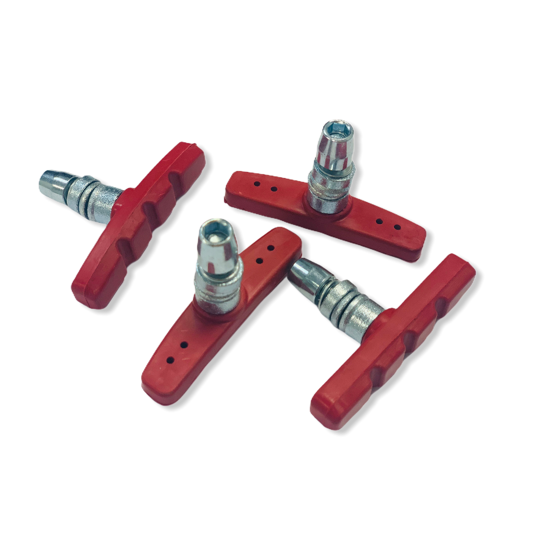 Mountain Bike MTB BMX V Brake Pads Shoes 60mm/70mm TWO Pairs - Fresh Stock Dated October 2025