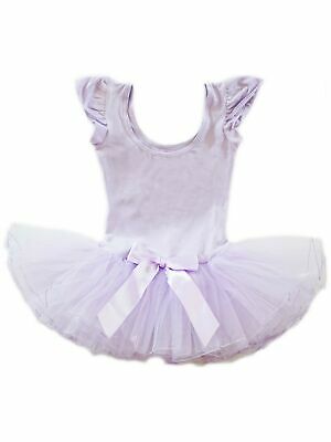 Wenchoice Girls Lavender Glitter Rhinestone Bow Ballet Dress 9M-8 - Fresh Stock Dated October 2025