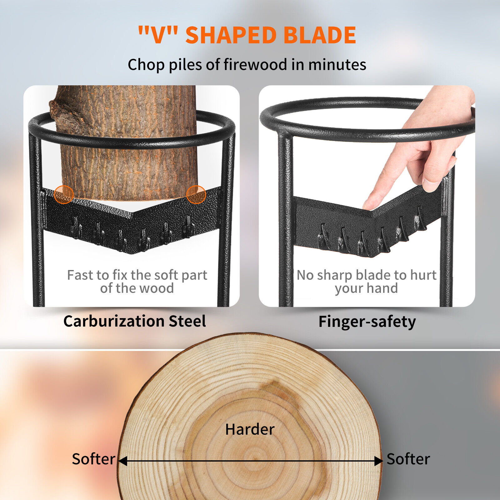 VEVOR Firewood Splitter 9