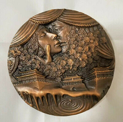 China Shanghai 2010 Beautiful Woman Turandot Brass Medal 90mm COA - Fresh Stock Dated October 2025