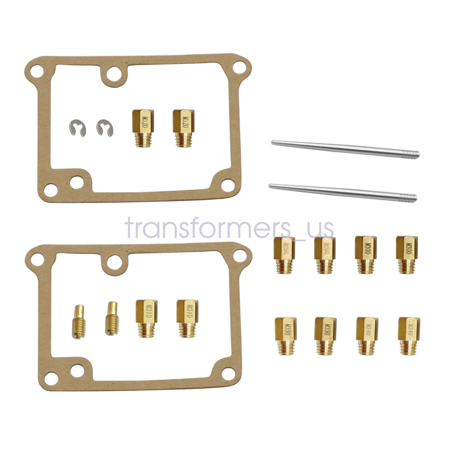 NEW Full Jet Kit 12 Main Jets 2 Pilot 2 Needles Fit Yamaha Banshee US - Fresh Stock Dated October 2025