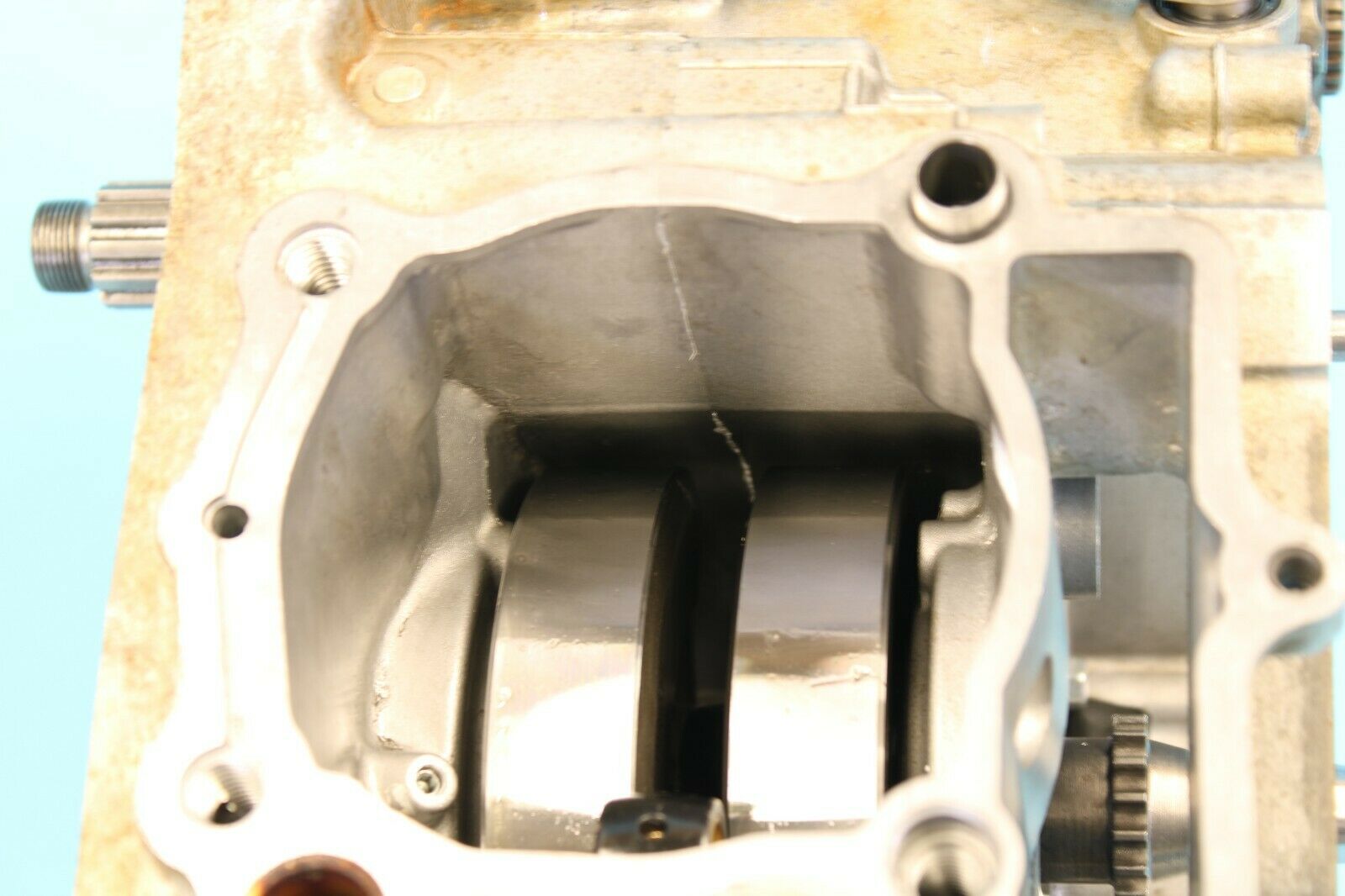 2006 06 KX250F KX 250F Bottom End Crank Shaft WEISCO Crank Crankcase Case - Fresh Stock Dated October 2025