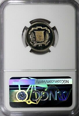 DOMINICAN REPUBLIC PROOF 1978 5 Centavos NGC PF67 UC MINTAGE-5,000 Coins KM# 49 - Fresh Stock Dated October 2025