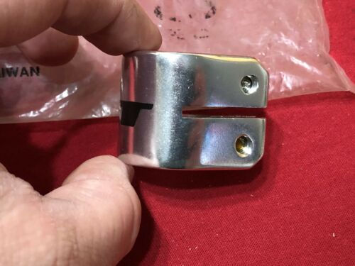 UNUSED SILVER 1 INCH GT DOUBLE SEAT POST CLAMP OLD SCHOOL BMX - Fresh Stock Dated October 2025