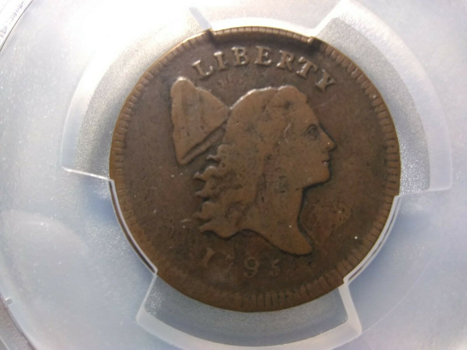 1795 Liberty Cap HALF CENT >Lettered Edge< PCGS VG10 >RARE< SUPER FAST SHIPPING! - Fresh Stock Dated October 2025