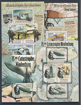 Burundi Sc 1061-1098 MNH. 2012 Space & Transportation, cplt set of 38 s/s Trains - Fresh Stock Dated October 2025