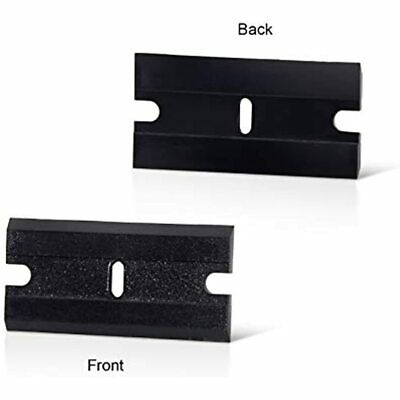 4 Mini Razor Scraper Safety Sticker Remover With 100 Extra 1.5-inch Double-Edged - Fresh Stock Dated October 2025
