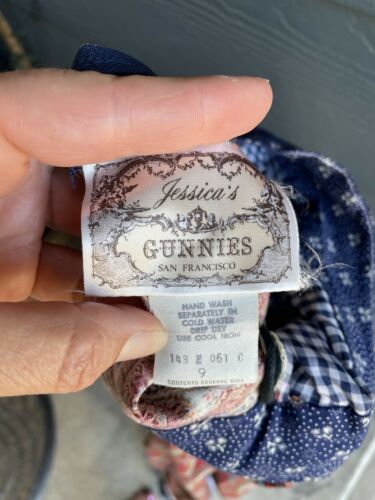 Vtg Gunne Sax Long Skirt Paisley Calico Gingham Size 9 Pockets Jessica's Gunnie - Fresh Stock Dated October 2025