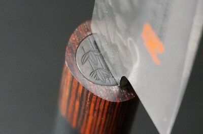 Japanese SETO ISEYA Hammered Damascus VG10 Small Santoku Knife Seki Japan I-8 - Fresh Stock Dated October 2025