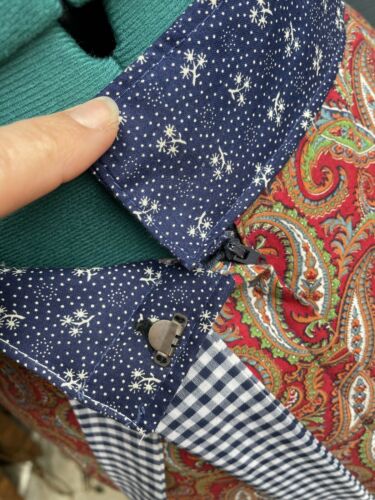 Vtg Gunne Sax Long Skirt Paisley Calico Gingham Size 9 Pockets Jessica's Gunnie - Fresh Stock Dated October 2025