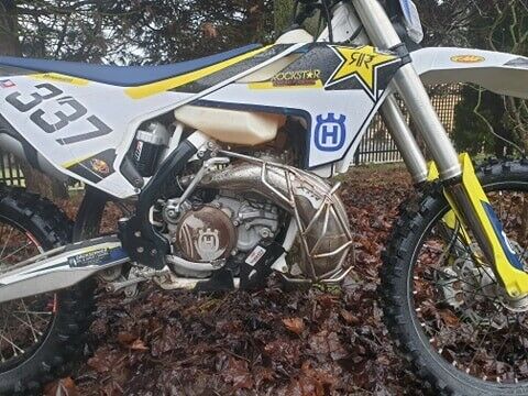 KTM Husqvarna exhaust pipe guard Diffusorschutz Cage Muzzle - Fresh Stock Dated October 2025