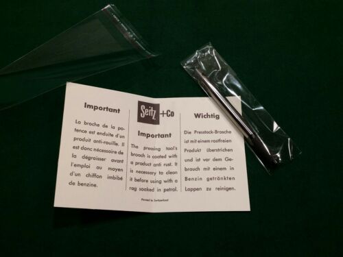 VINTAGE SEITZ JEWELING TOOL Reamer holder. - Fresh Stock Dated October 2025