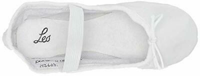 Leo baby-girls' Ballet Russe Dance Shoe, White, 7 C US Toddler - Fresh Stock Dated October 2025
